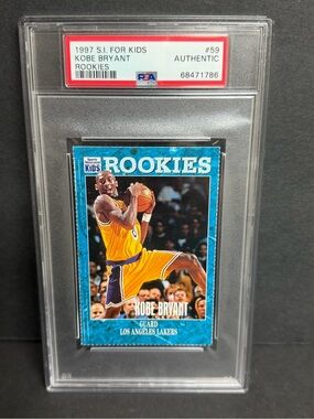 1997 Sports Illustrated SI for Kids Kobe Bryant Rookie RC #59 Lakers PSA RARE